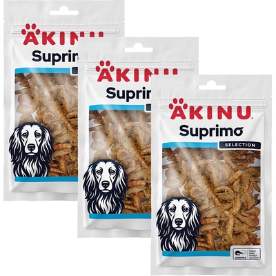 Akinu SUPRIMO SELECTION Mrazom sušené krevety pre psov 3 x 25 g