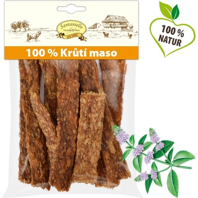 Santaniello Plátky z krůtího masa pro psy 100 g