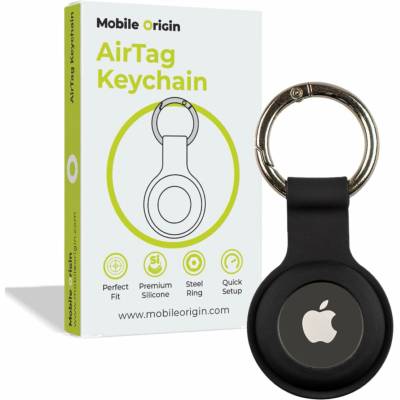 Mobile Origin AirTag klíčenka Černá FRL-ATKC-BLK