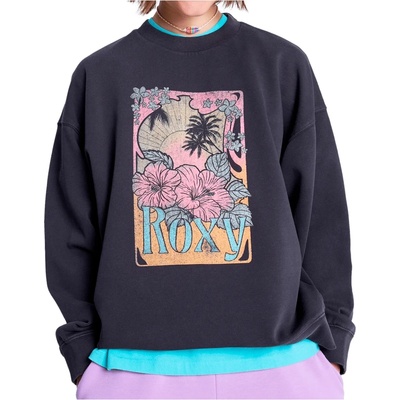 Roxy Дамски пуловер Roxy Women's Lineup Terry Jumper - Anthracite (117-3625-0113)