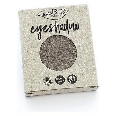 puroBIO Cosmetics Compact Eyeshadows očné tiene 19 Intense Gray 2,5 g náhradná náplň