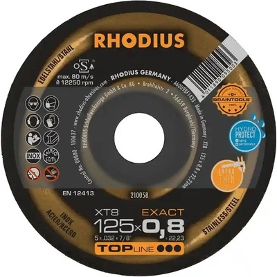 Rhodius Rezný kotúč 125 x 0,8 x 22,23 mm 8 210058