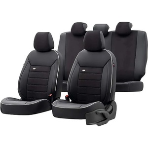 Otom Тапицерия за седалки Otom Premium PRM118 (Черно/Бяло) - maxauto24
