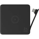 ZAGG USB хъб ZAGG - Hub-Wireless-4 Port-Universal, USB-C, сив/черен (109816213)