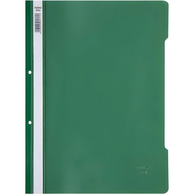 NOKI Папка PVC Noki с перфорация, тъмно зелен Lux