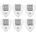 Dunlop 462R 1.50 Tortex TIII 6 Перце за китара (462R150-6PACK-SET)