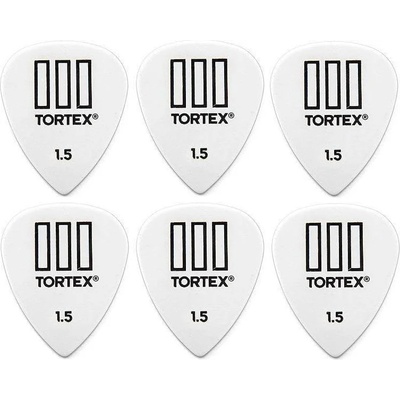 Dunlop 462R 1.50 Tortex TIII 6 Перце за китара (462R150-6PACK-SET)