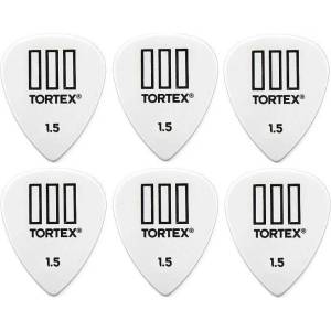 Dunlop 462R 1.50 Tortex TIII 6 Перце за китара (462R150-6PACK-SET)
