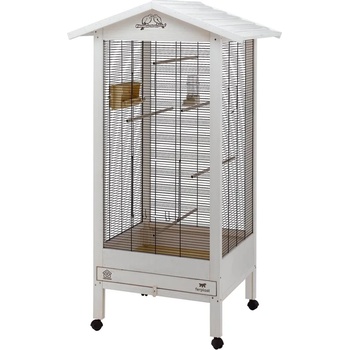 Ferplast HEMMY WOODEN AVIARY- волиера за малки птички с пълно оборудване 84.5 / 65.5 / 165 см