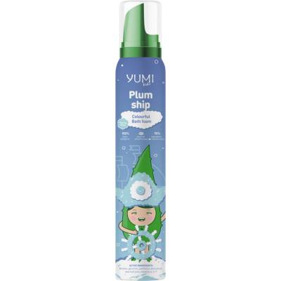 Yumi barevná koupelová pěna švestková loď 250 ml