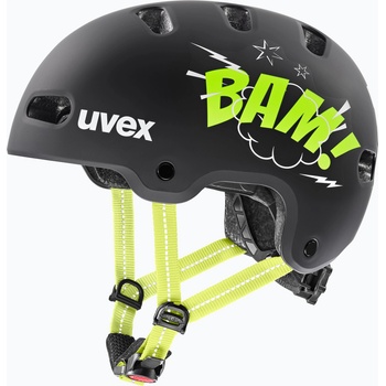 Image 1 of uvex Детска каска UVEX Kid 4 Style bam black/lime matt