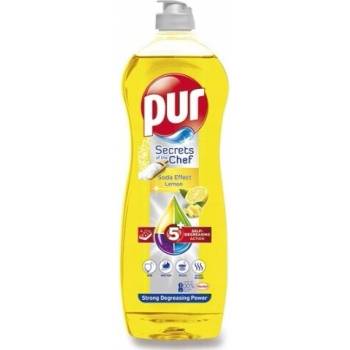Pur Secrets of Chef Soda Effect Lemon prostriedok na umývanie riadu 750 ml