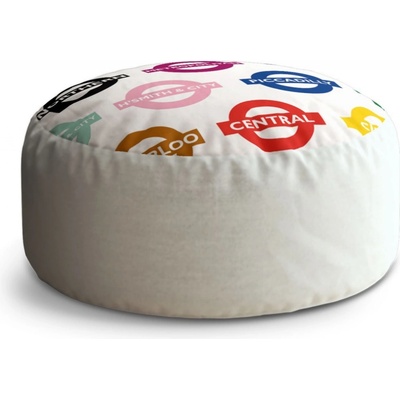Sablio Taburet Circle Metro: 40x50 cm