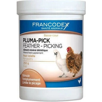FRANCODEX Pluma-Pick Prípravok pre vyvážený rast peria hydiny 250 g