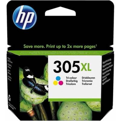 HP Патрон 3YM63AE, No305XL, 200 страници/5%, Cyan, Yellow, Magenta (305XL COL)