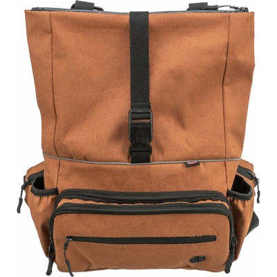 ROLLTOP 2v1 multifunkčný batoh i ledvinka bavlna/polyester rezavá
