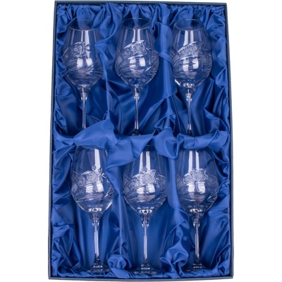 ONTE CRYSTAL Křišťálové sklenice na bílé víno Kometa Počet sklenic 6 sklenic v dárkové sadě 380 ml