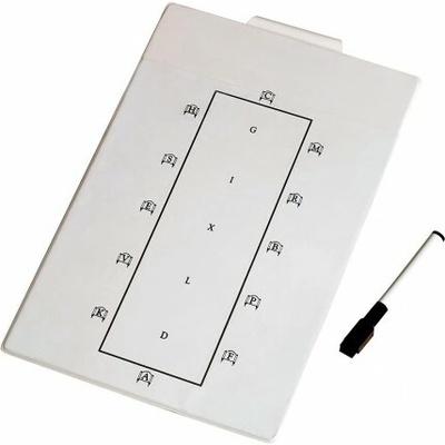 EQUITHEME Nástenka na učenie a ilustráciu drezúrnych testov