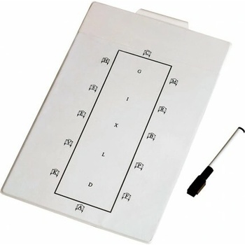 EQUITHEME Nástenka na učenie a ilustráciu drezúrnych testov