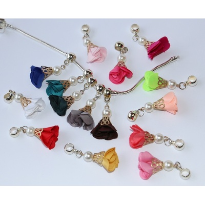 Fashion Jewerly Korálek Přívěsek Růže Květ Panenka Příroda Květina Rose 3099