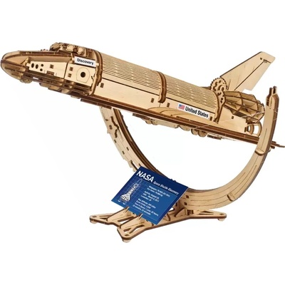 UGears Дървен 3D пъзел Ugears от 315 части - Космическа совалка на НАСА (U-70227 )