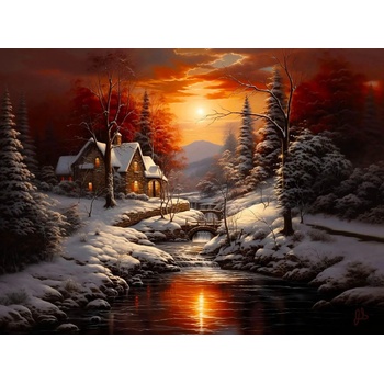 Sunsout Pokoj v lese 1000 dielov