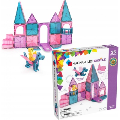 Magna-Tiles Magnetická stavebnica Castle 25 ks