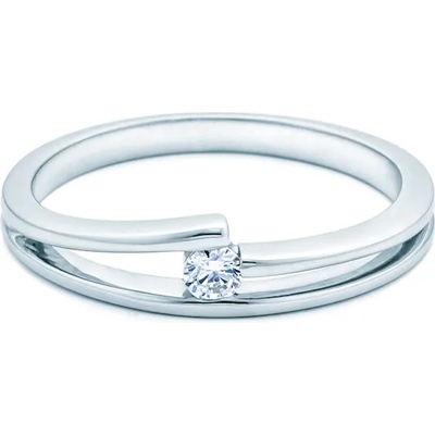 SAVICKI Годежен пръстен savicki: бяло злато, диамант