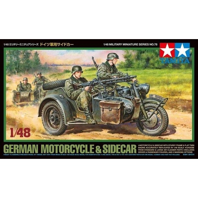 Tamiya German Motorcycle & Sidecar 1:48