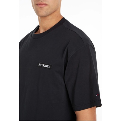 Tommy Hilfiger Тениска Tommy Hilfiger Short-sleeved T-shirt - Black