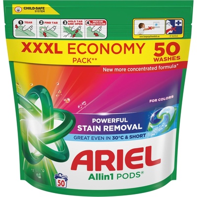 Ariel All in1 Pods Color+ kapsuly na pranie 50 PD