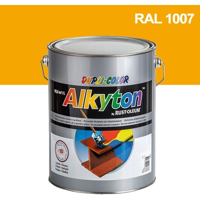 Alkyton hladký lesklý RAL 1007 5L žlutá narcisová