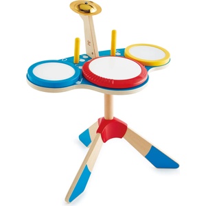 HaPe International Детски музикален инструмент Hape - Барабани и чинели (H0613) - baby