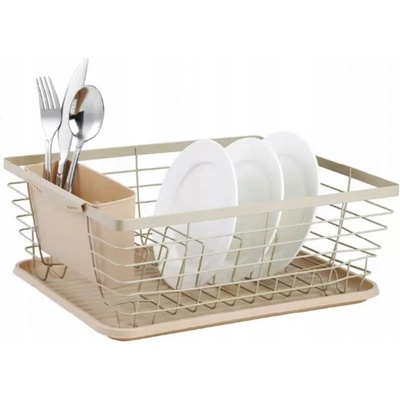 Kinghoff Сушилник за съдове Kinghoff KH 1838, Поставки за прибори, Бежов (9999KH1838)