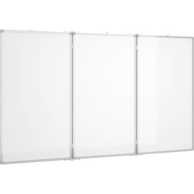vidaXL Magnetická skládací tabule 180 x 80 x 1,7 cm hliníková