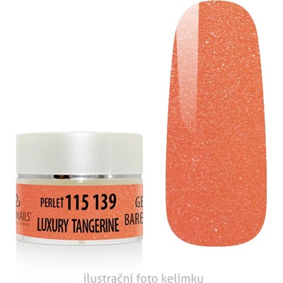Expa nails expanails uv led gel barevný luxury tangerine perleť 5 g