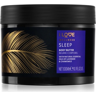 I Love Cosmetics večerní tělové máslo Wellness Sleep (Body Butter) 300 ml