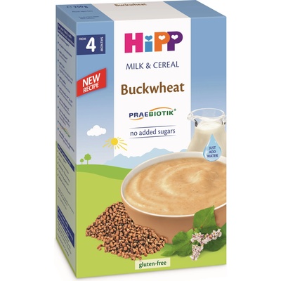 Hipp Инстантна млечна каша с пребиотик Hipp - Елда, 250 g (2917)