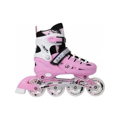 NILS Extreme NH10905 rollers with interchangeable ploza adjustable pink r. 31-34
