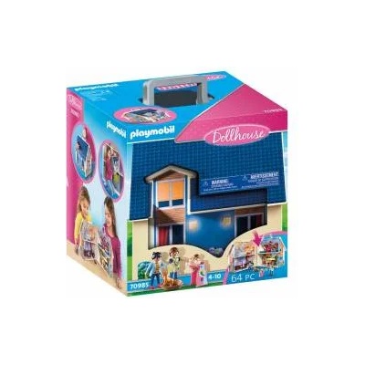 PLAYMOBIL Комплект за игра Playmobil, Вземете със себе си модерната къща за кукли, 2970985
