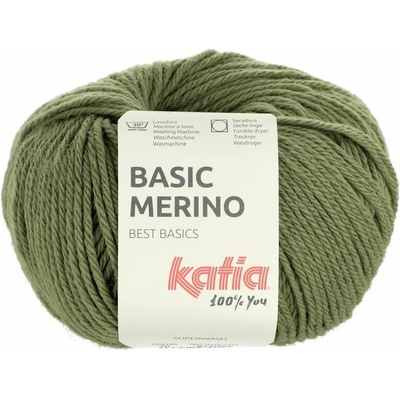 Katia Basic Merino 70 tmavo zelená