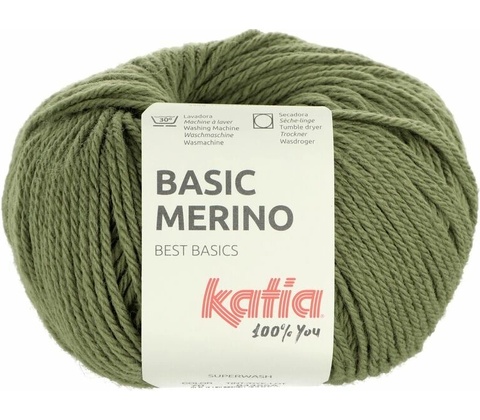 Katia Basic Merino 70 tmavo zelená