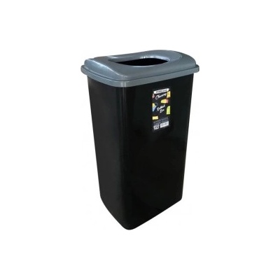 HORECANO - Пластмасов кош за отпадъци 70л сиво/черно (4398) (0151465)