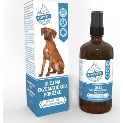 Topvet Olej na ekzematickou pokožku pro psy 100 ml