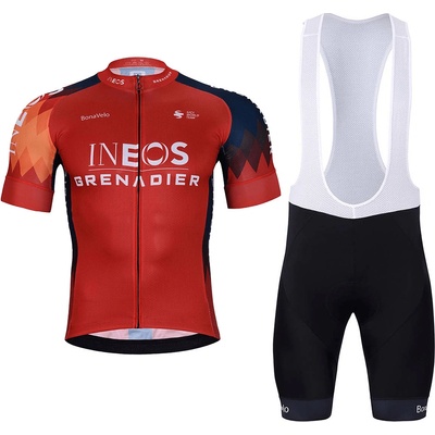 Bonavelo krátky a krátke nohavice INEOS GRENADIERS '25 červená/čierna