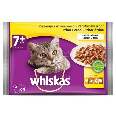 Whiskas Senior Chicken 4х85 гр