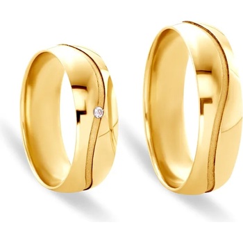 Image 1 of SAVICKI Сватбени халки: злато, кръгли. 6 мм