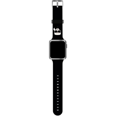 Karl Lagerfeld Каишка Karl Lagerfeld - Apple Watch, 42/44 mm, черна (3666339031619)