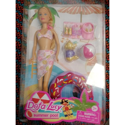 Mattel Barbie Lucy na pláži