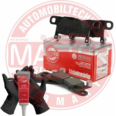 MASTER-SPORT Sada brzdových platničiek kotúčovej brzdy 13046048722N-SET-MS